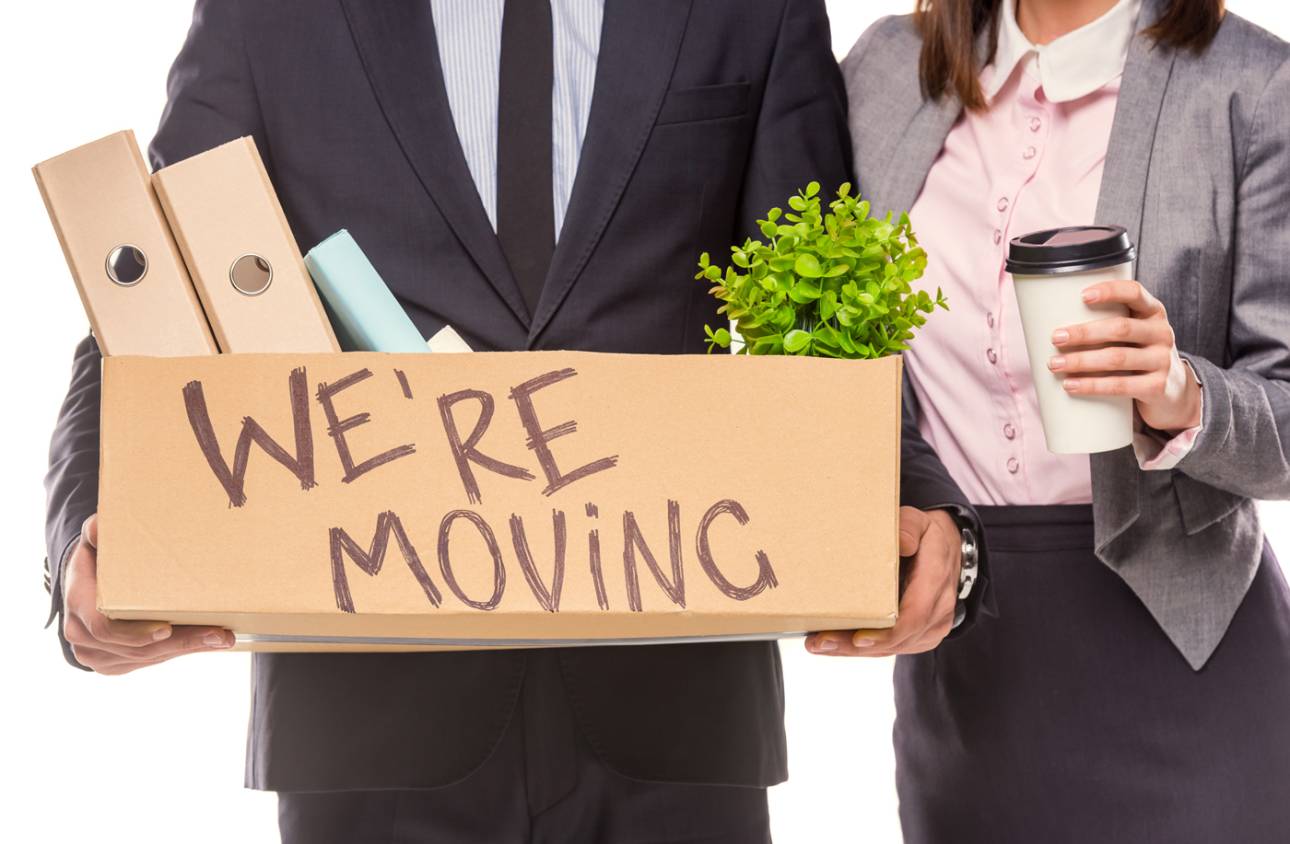 Involve your staff in the process of moving, but leave the heavy lifting to your office movers.