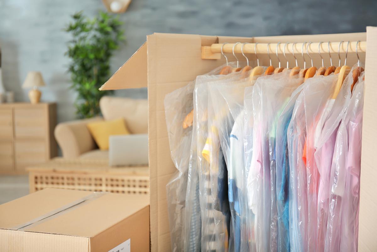 box of clothes