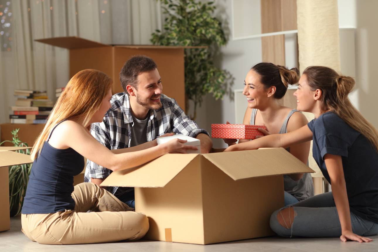 Moving in with roommates can have more ups than downs when everyone is on the same page.