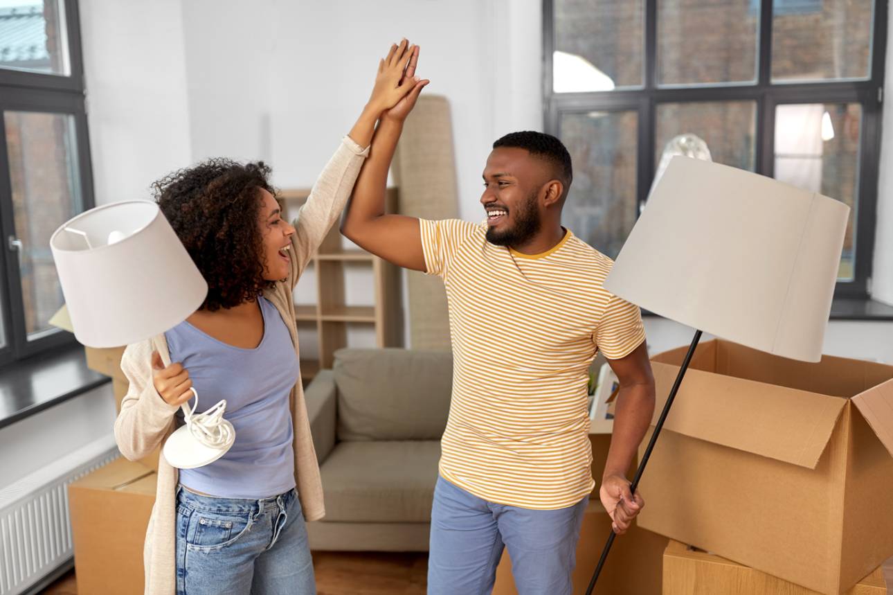 Consolidate your assets when moving in together. 
